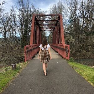 Free People Plaid Dress